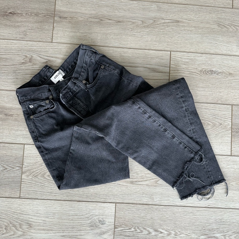 Agolde Criss Cross Straight Jeans 24